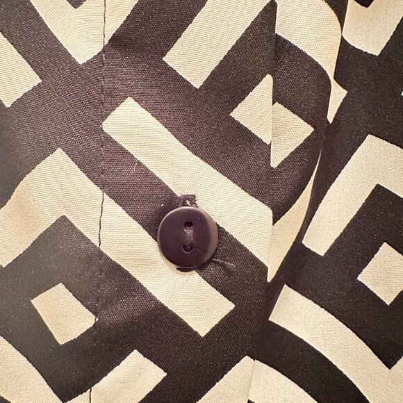 Boohoo - Geometric Print Shirt & Shorts Set - Picture 3 of 8